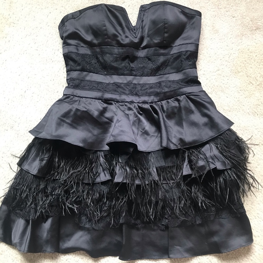 XS black cocktail dress